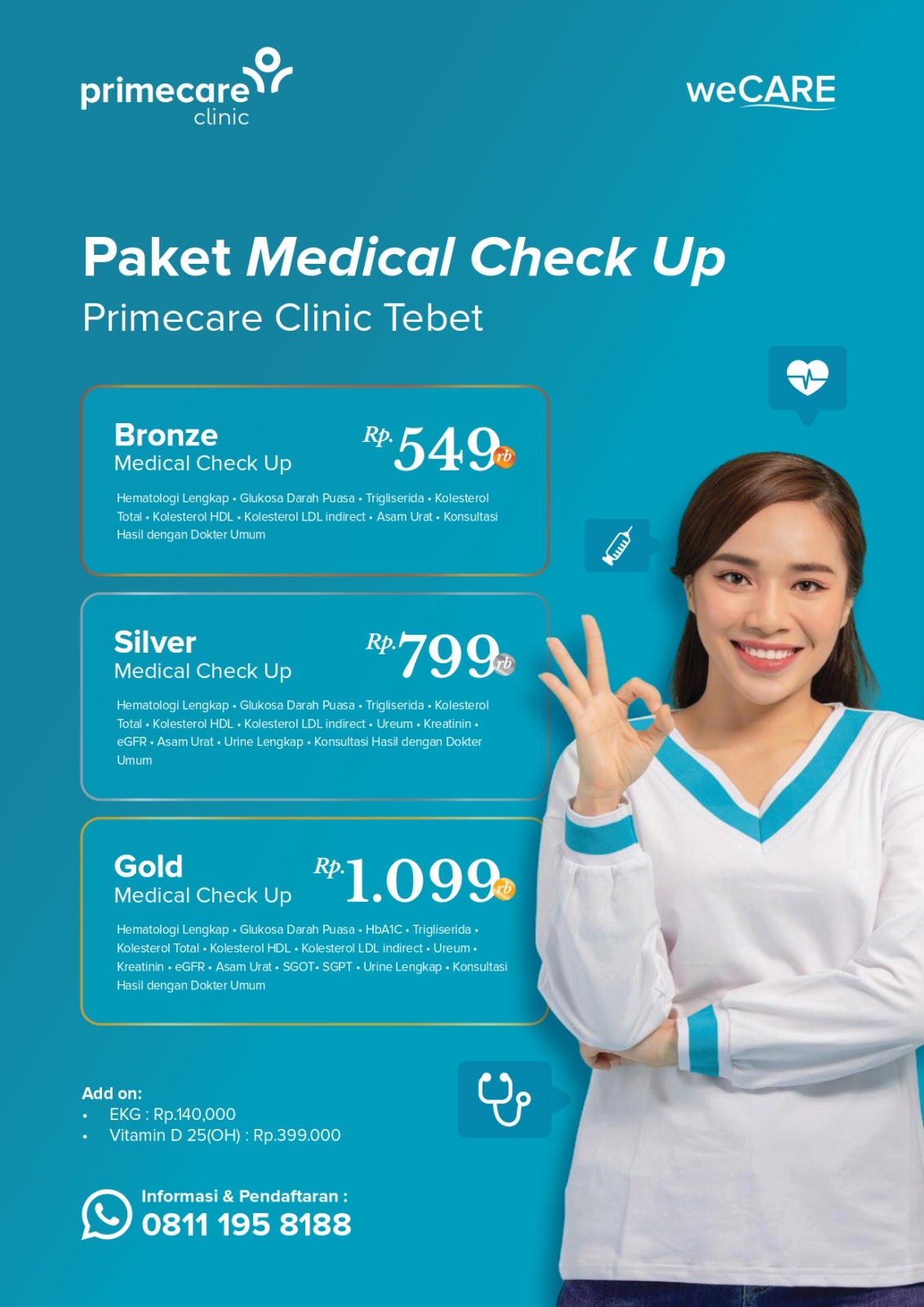 paket MCU di Primecare Clinic Tebet